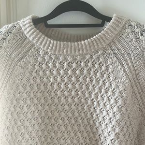 Capsule wardrobe timeless cream beige sweater